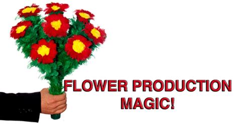 The Thrill of Performing Live Magic Flower Tricks